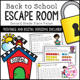 Back to School Place Value Escape Room