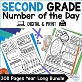 Place Value Second Grade Math Number of the Day Activities