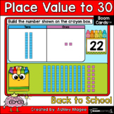 Back to School Place Value to 30 Boom Cards - Digital Dist