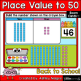 Back to School Place Value to 50 Boom Cards - Digital Dist