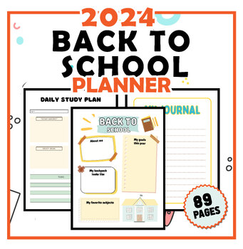 Preview of Back to School Planner 2024
