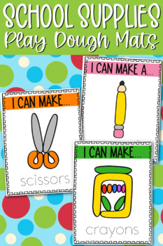 Year Long Play Dough Emotion Mats for Preschool and Kindergarten