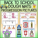 Back to School Playdough Mats and Cards