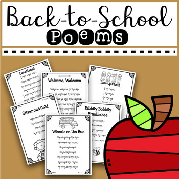 Preview of Back-to-School Poems