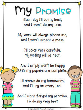 Back to School Poems, Beginning of the Year Poems, Back to School