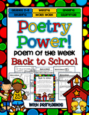 Poem of the Week: Back to School Poetry Power!