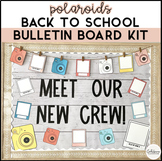 Back to School Polaroid Bulletin Board Kit | Editable!