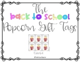 Back to School Popcorn Gift Tag