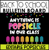 Back to School Popsicle Bulletin Board or Door Display | E