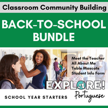 Preview of Back to School Portuguese Bundle