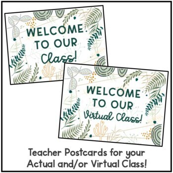 Blank Reverse for Teachers Parents & Schools 16 English School Postcards 