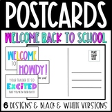 Back to School Postcards - Beginning of the Year - Great f