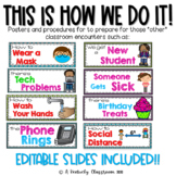 Back to School Posters For Rules & Procedures for Those "O