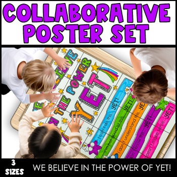 Preview of Collaborative Poster to Color Motivational Power of Yet Use with The Magical Yet