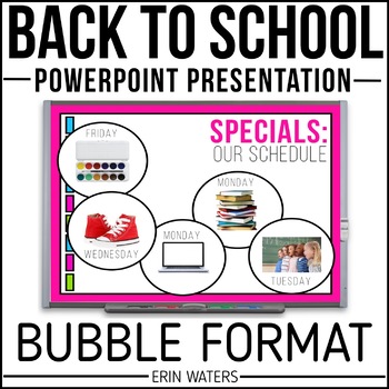 Preview of Back to School PowerPoint Presentation - Meet the Teacher PowerPoint