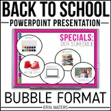 Back to School PowerPoint Presentation - Meet the Teacher 