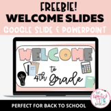 Welcome Back to School Google Slides Teacher Resource Template