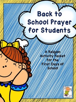 Back to School Prayer for Students by Tossing Cabers | TPT