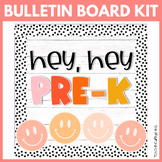 Welcome Back to School Pre-K Bulletin Board Kit Simple Cla