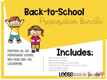Preview of Back-to-School Preparation Bundle
