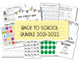 Back to School Preschool Bundle (Includes First Day of School Signs!)