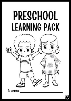 Preview of Back to School Preschool Learning Pack Worksheets