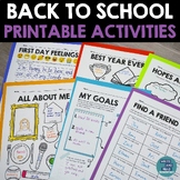 Back to School Printable Activities and Games - No-Prep Ic