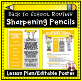 Back to School Procedures for Sharpening Pencils