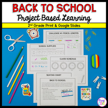 2nd Grade Project Based Learning Math Activities - Back To School Math ...