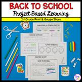2nd Grade Project Based Learning Math Activities - Back To