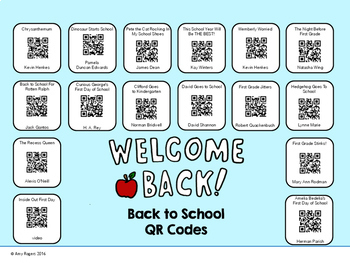 Preview of Back to School QR Codes