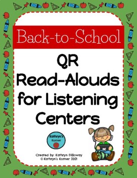 Preview of Back-to-School QR Read-Alouds (Listening Center)