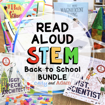 Preview of Back to School READ ALOUD STEM™ Activities BUNDLE