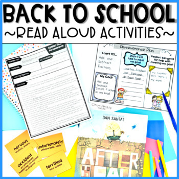 Preview of Back to School Read Aloud Activities