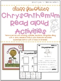 Back to School Read Aloud Activities - Kindergarten Activi