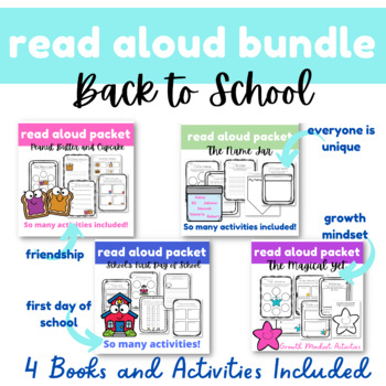 Back to School Read Aloud Books and Activities by Bugs and Buttercups