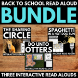 Back to School Read Aloud Bundle - Interactive Read Aloud 