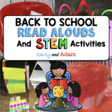 Back to School Read Aloud Lessons and STEM Activities BUNDLE