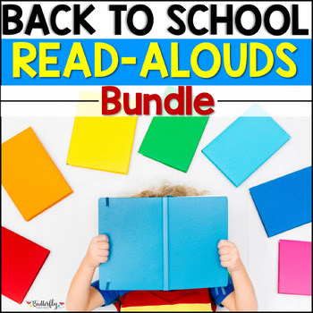 Preview of Back to School Read-Alouds Welcome to School Reading Activities