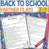 Back to School Partner Plays - differentiated scripts for 