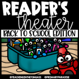 Back to School Reader's Theater Scripts EDITABLE