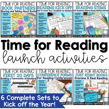 Preview of Back to School Reading Comprehension First 20 Days Launching Activities 