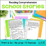 Back to School Reading Comprehension Passages Activities &