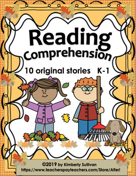 Preview of Fall Reading Comprehension Passages and Questions K - 1