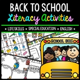 Back to School - Special Education - Reading - Writing - L