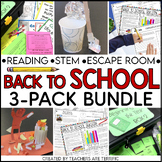 Back to School Reading and Escape Room Bundle
