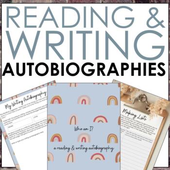 Preview of Back to School Reading and Writing Autobiographies