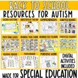 Back to School Resources for Autism and Special Education