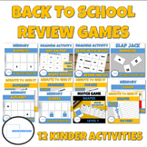 Back to School Baseline Assessment Activities & Games Bund