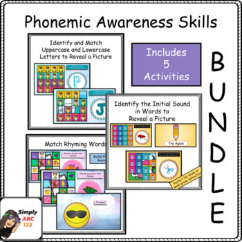 Preview of Back to School Phonemic Awareness Digital Bundle
